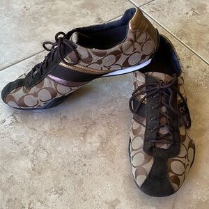 Coach Jayme C Canvas Sneakers Size 8.5